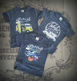 VW Splitty Kombi - Surf Style {KIDS Unisex T}