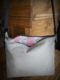 Bespoke Leather Bag - Postman's Style {Pink Caddy & Milkshake design}