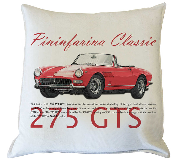 Scatter Cushion: Ferrari Roadster - Pininfarina Classic 275 GTS