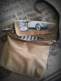 Bespoke Leather Bag - VW Beetle & Pin-up