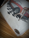 Bespoke Leather Bag - Postman's Style {Corvette | Pin-up girl}