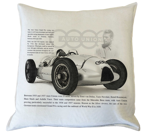 Scatter Cushion: Auto Union history