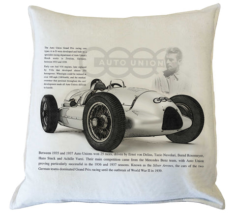 Scatter Cushion: Auto Union history