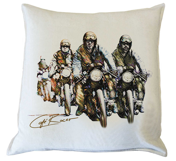 Scatter Cushion: Cafe Racer Style