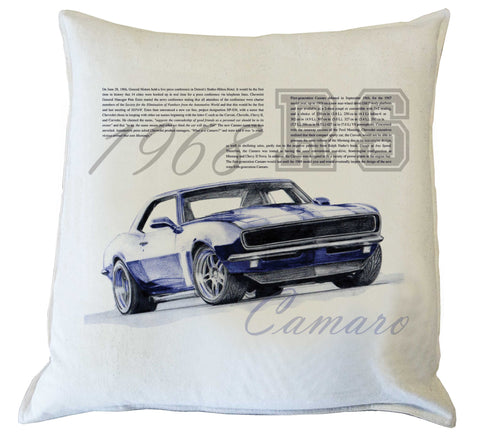 Scatter Cushion: Camaro 1968 RS - history