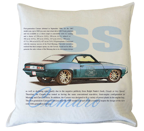 Scatter Cushion: Camaro SS history