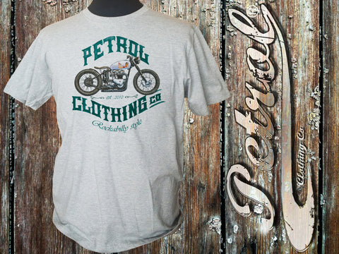 Triumph Motorcycle - Rockabilly Style V-neck T {unisex}