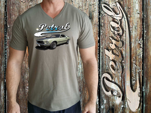 Mustang {Olive} Crew neck T-shirt