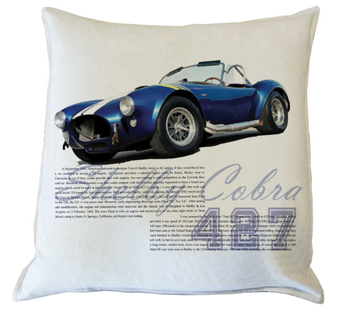 Scatter Cushion: Shelby Cobra history