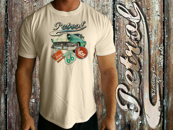 Fairlane & route 66 on Crew Neck